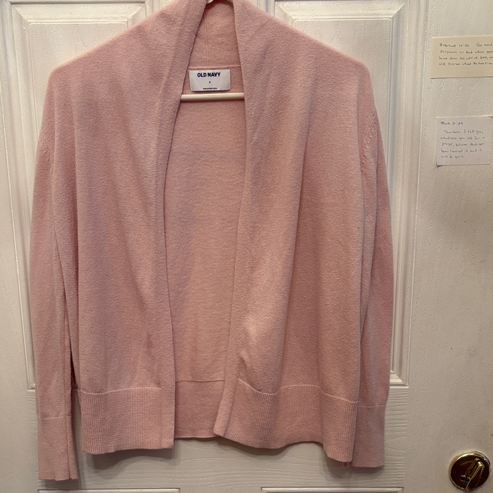 Old Navy Women's Soft Pink and Gray Cardigans